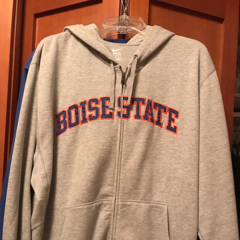Nike Boise State hoodie.